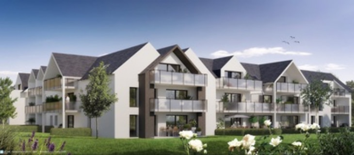 Vue de synthèse de la résidence Horizon Marine à Damgan par Immo Golfe Bretagne