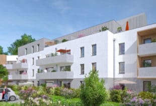 Vue de synthèse de la résidence L'Armoriale à Ploemeur par Immo Golfe Bretagne