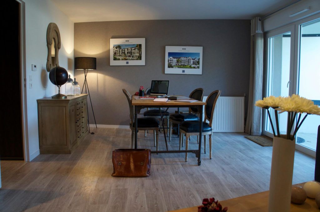 Photographie d'un appartement témoin de la résidence Le Parc de Kerfanny à Auray par Immo Golfe Bretagne