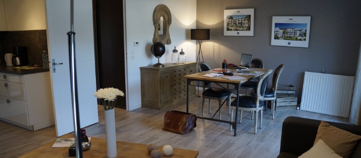 Photographie d'un appartement témoin de la résidence Le Parc de Kerfanny à Auray par Immo Golfe Bretagne