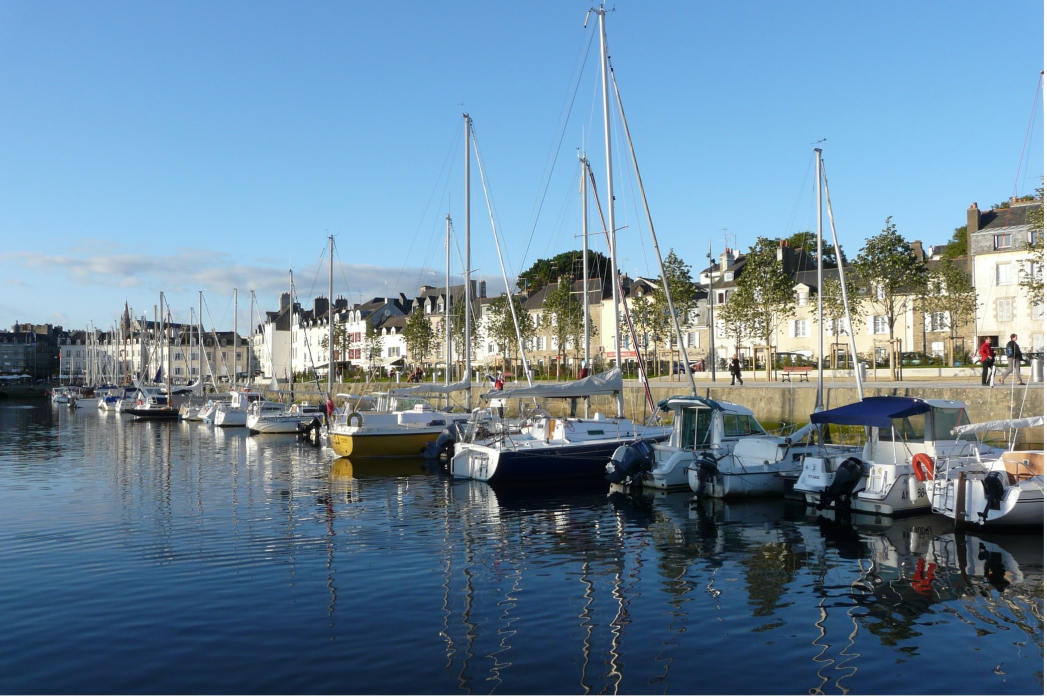 Photographie du port de Vannes dans le Golfe du Morbihan