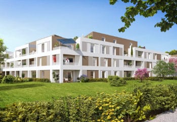 Vue de synthèse de la résidence Symphonie à Auray par Immo Golfe Bretagne