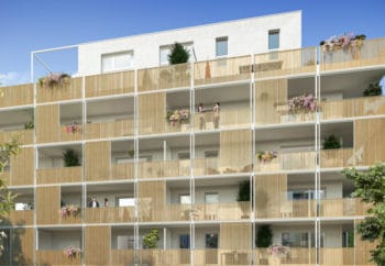 Vue de synthèse de la résidence Le Parc Émeraude à Vannes par Immo Golfe Bretagne