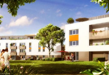 Vue de synthèse de la résidence Les Jardins de Lista à Plescop par Immo Golfe Bretagne