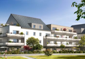 Vue de synthèse de la résidence Groix à Auray par Immo Golfe Bretagne