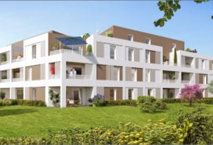 Vue de synthèse de la résidence Symphonie à Auray par Immo Golfe Bretagne