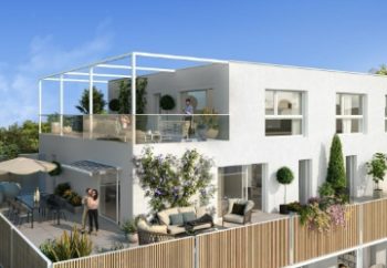 Vue de synthèse de la résidence Le Parc Emeraude à Vannes par Immo Golfe Bretagne